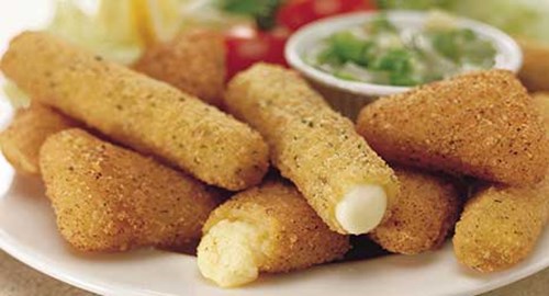 Mccain breaded mozzarella cheese sticks